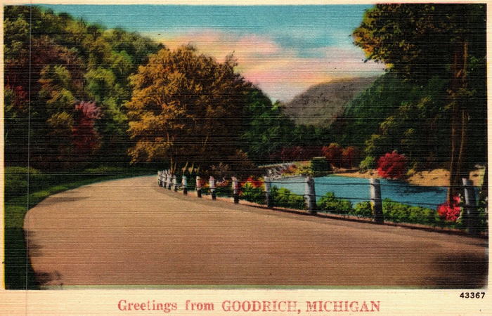 Goodrich - Old Postcard (newer photo)